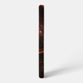 Coque Samsung Galaxy Étoile cramoisie orbitant l'art cosmique abstrait (Côté gauche)