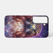 Coque Samsung Galaxy Étui Android Faucon à Queue Rouge Mystique Ciel Ét (Verso Horizontal)