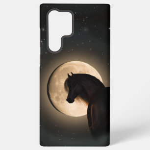 Coque Samsung Galaxy Étui Cheval Samsung Black Moon Shine