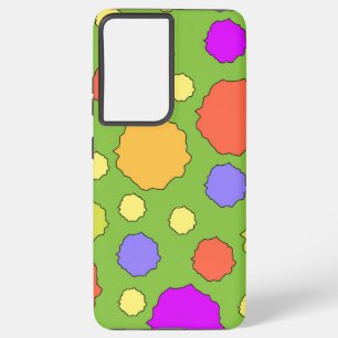 Coque Samsung Galaxy Étui de téléphone à cercles funky colorés