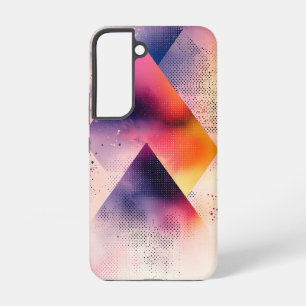 Coque Samsung Galaxy Étui de téléphone à géométrie néon