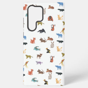 Coque Samsung Galaxy Étui de téléphone à motif animal coloré 