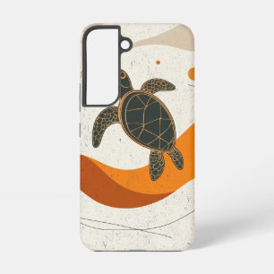 Coque Samsung Galaxy Étui de téléphone à motif de tortue cosmique