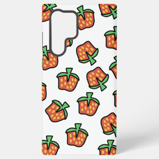 Coque Samsung Galaxy Étui de téléphone à motif fraise