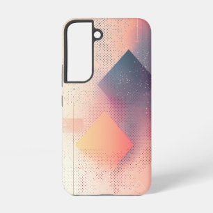 Coque Samsung Galaxy Étui de téléphone à motifs géométriques rose