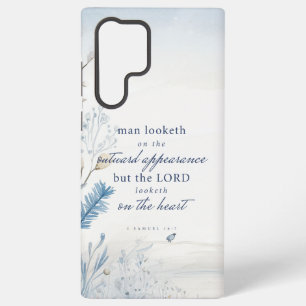 Coque Samsung Galaxy Étui de téléphone aquarelle verset biblique 1 Samu