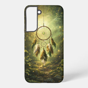 Coque Samsung Galaxy Étui de téléphone attrape-rêves de la forêt mystiq