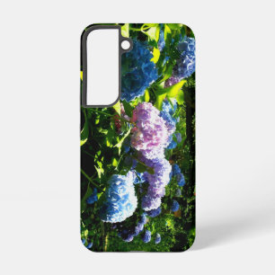 Coque Samsung Galaxy Étui de téléphone de jardin d'hortensias