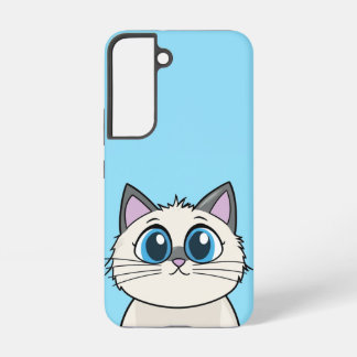 Coque Samsung Galaxy Étui de téléphone en forme de Ragdoll mignon