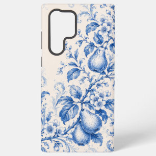 Coque Samsung Galaxy Étui de téléphone Fleur de poirier Chinoiserie Ble