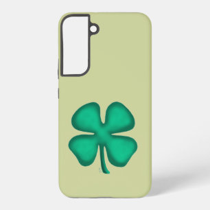 Coque Samsung Galaxy Étui de téléphone Lucky 4 Leaf Irish Clover vert S
