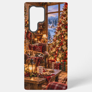 Coque Samsung Galaxy Étui de téléphone Maison Cosy Magie de Noël