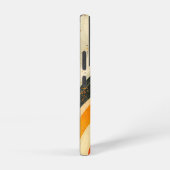 Coque Samsung Galaxy Étui de téléphone Orange Wave Rush (Côté droit)