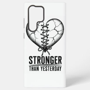Coque Samsung Galaxy Étui de téléphone Plus Fort qu'hier