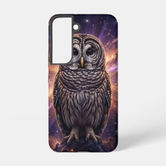 Coque Samsung Galaxy Étui Galaxy pour Chouette Rayée Rêveuse