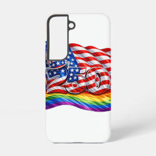 Coque Samsung Galaxy Étui Galaxy S22 America 250 Drapeau de la fierté
