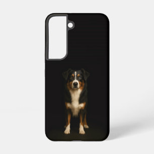 Coque Samsung Galaxy Étui Galaxy S22 Black 4 Luxe Aussie Shepherd