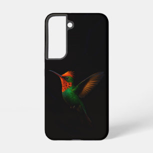 Coque Samsung Galaxy Étui Galaxy S22 Black 4 Luxe, Coquette à touffe