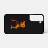 Coque Samsung Galaxy Étui Galaxy S22 Black 4 Luxe, Gecko léopard (Verso Horizontal)