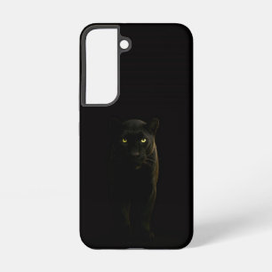 Coque Samsung Galaxy Étui Galaxy S22 Black 4 Luxe, Panthère noire