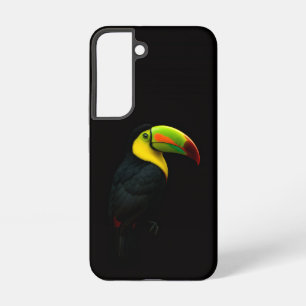 Coque Samsung Galaxy Étui Galaxy S22 Black 4 Luxe, Toucan à bec caréné