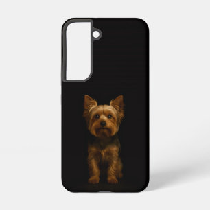 Coque Samsung Galaxy Étui Galaxy S22 Black 4 Luxe Yorkshire Terrier