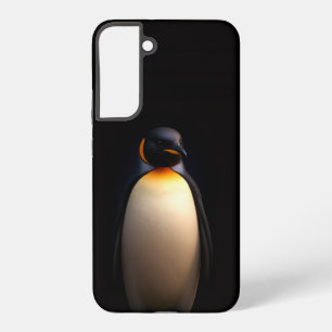 Coque Samsung Galaxy Étui Galaxy S22 Plus Black 4 Luxe, Manchot Empereu