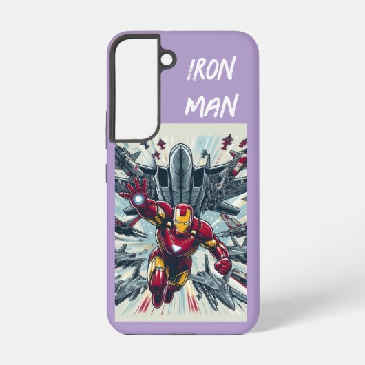 Coque Samsung Galaxy Étui Mobile Iron Man (Verso)