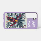 Coque Samsung Galaxy Étui Mobile Iron Man (Verso Horizontal)