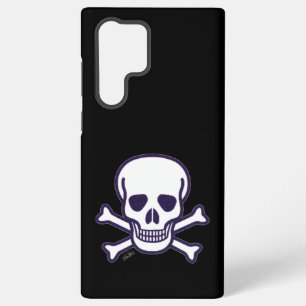 Coque Samsung Galaxy Étui noir Skull n Bones pour téléphone Samsung S22