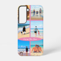 Étui personnalisé avec collage de photos pour Sams