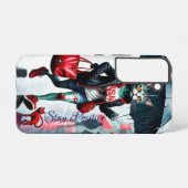 Coque Samsung Galaxy Étui pour chat mignon pour Samsung Galaxy S22 (Verso Horizontal)