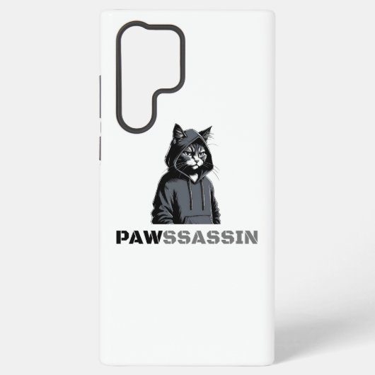 Coque Samsung Galaxy Étui pour chat PAWSSASSIN Samsung (Verso)