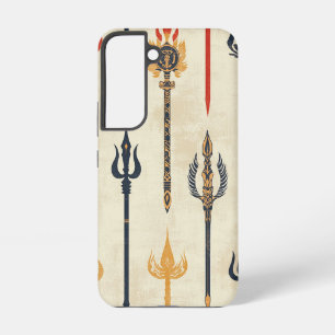 Coque Samsung Galaxy Étui pour téléphone à flèches rythmiques tribales