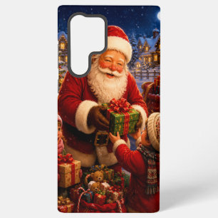 Coque Samsung Galaxy Étui pour téléphone Père Noël nostalgique de la ve