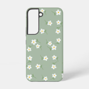 Coque Samsung Galaxy Étui pour téléphone Sage Daisy Élégant floral bo
