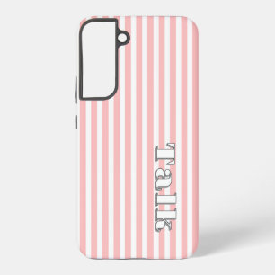 Coque Samsung Galaxy Étui pour téléphone Samsung à rayures blanches et