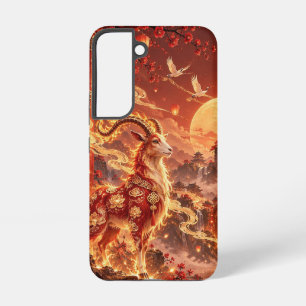 Coque Samsung Galaxy Étui pour téléphone Samsung de l'année du Chèvre d