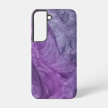 Étui Samsung Abstrait - Tourbillon Violet Texturé