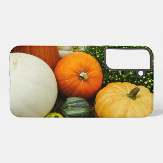 Coque Samsung Galaxy Étui Samsung Galaxy citrouilles et gourdes (Verso Horizontal)
