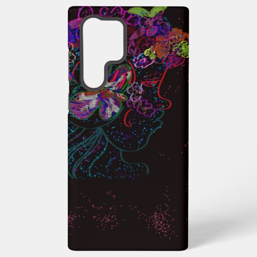 Coque Samsung Galaxy Étui Samsung Galaxy Princess Papillon (Verso)