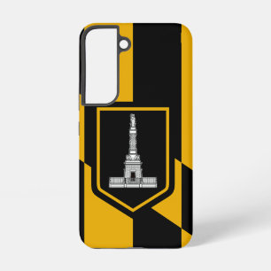 Coque Samsung Galaxy Étui Samsung Galaxy S22 Drapeau de Baltimore