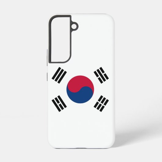 Coque Samsung Galaxy Étui Samsung Galaxy S22 Drapeau de la Corée du Sud (Verso)