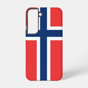 Coque Samsung Galaxy Étui Samsung Galaxy S22 Drapeau de la Norvège