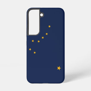 Coque Samsung Galaxy Étui Samsung Galaxy S22 Drapeau de l'Alaska, États