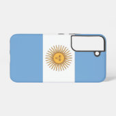 Coque Samsung Galaxy Étui Samsung Galaxy S22 Drapeau de l'Argentine (Verso Horizontal)
