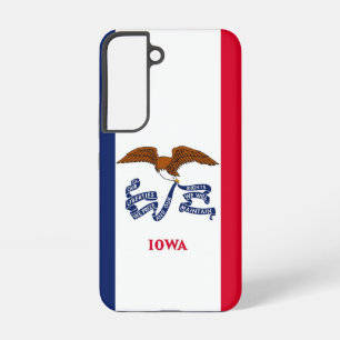 Coque Samsung Galaxy Étui Samsung Galaxy S22 Drapeau de l'Iowa