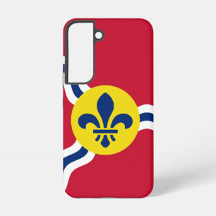 Coque Samsung Galaxy Étui Samsung Galaxy S22 Drapeau de St. Louis, État