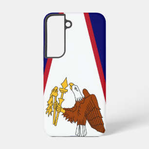 Coque Samsung Galaxy Étui Samsung Galaxy S22 Drapeau des Samoa américai