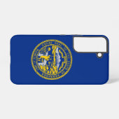 Coque Samsung Galaxy Étui Samsung Galaxy S22 Drapeau du Nebraska (Verso Horizontal)